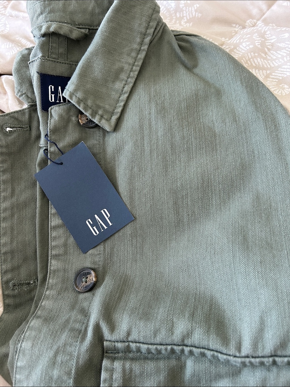 GAP Women's Sage Green Utility Jacket